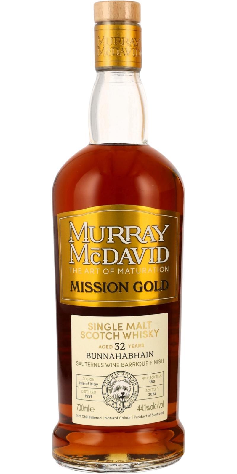 Bunnahabhain 1991 MM Mission Gold