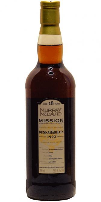 Bunnahabhain 1992 MM Mission Gold