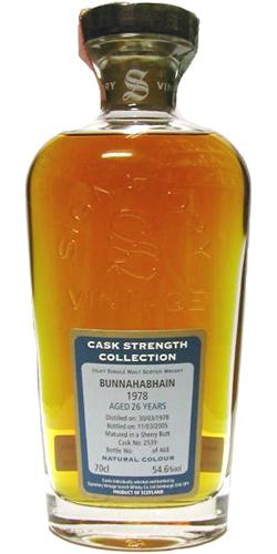 Bunnahabhain 1978 SV Cask Strength Collection
