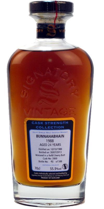 Bunnahabhain 1988 SV Cask Strength Collection