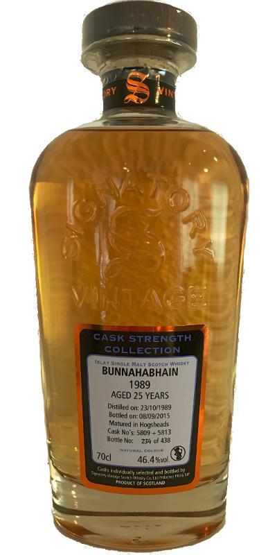 Bunnahabhain 1989 SV Cask Strength Collection