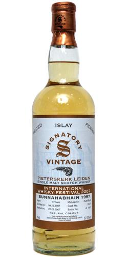 Bunnahabhain 1997 SV Vintage Collection - Heavily Peated
