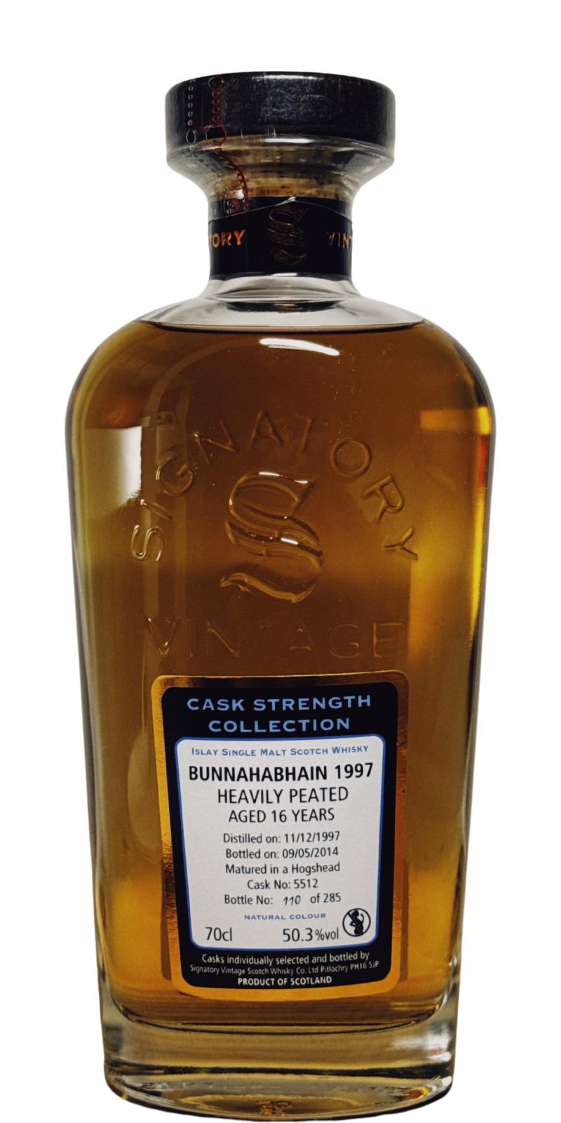 Bunnahabhain 1997 SV Cask Strength Collection - Heavily Peated