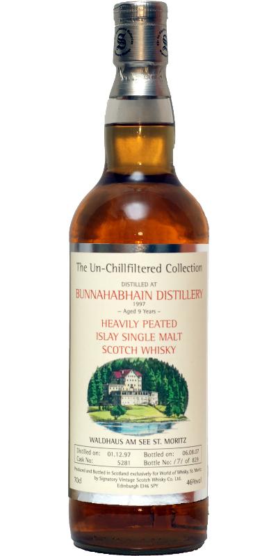 Bunnahabhain 1997 SV The Un-Chillfiltered Collection
