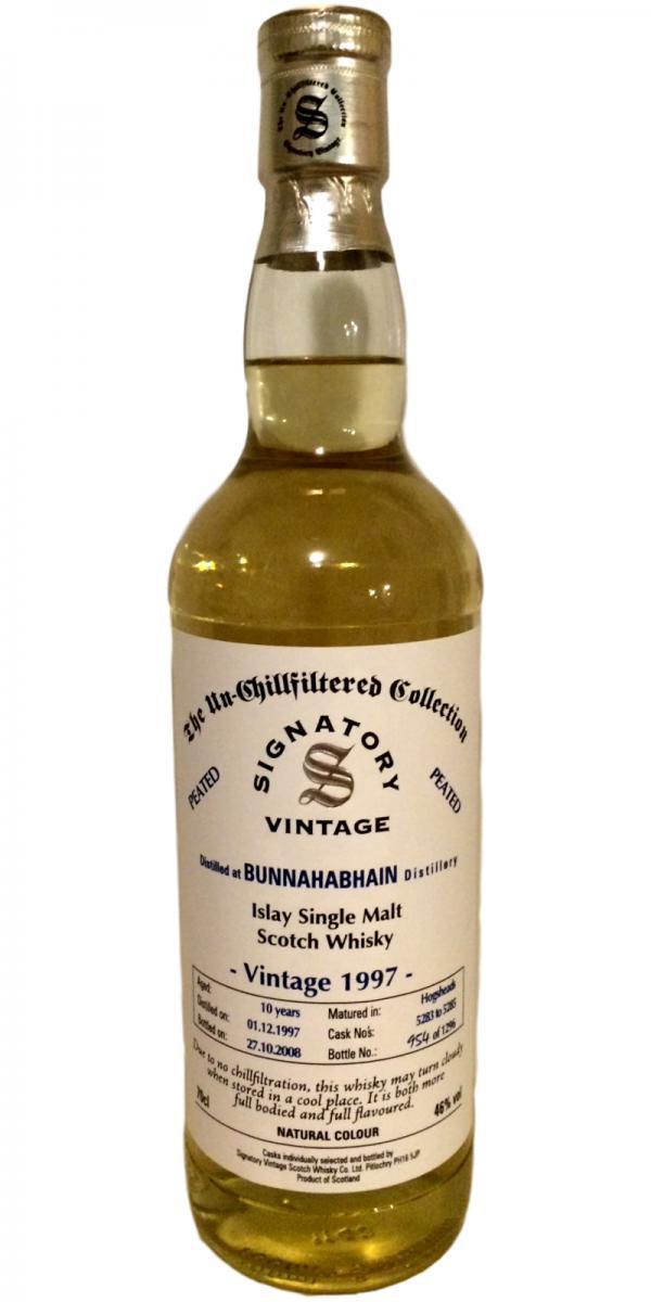 Bunnahabhain 1997 SV The Un-Chillfiltered Collection