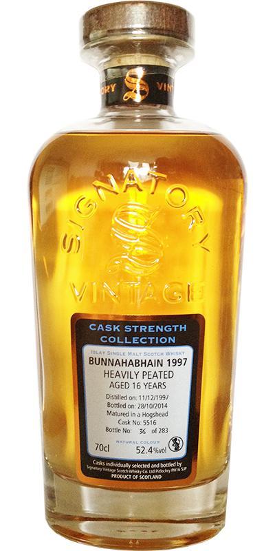 Bunnahabhain 1997 SV Cask Strength Collection - Heavily Peated