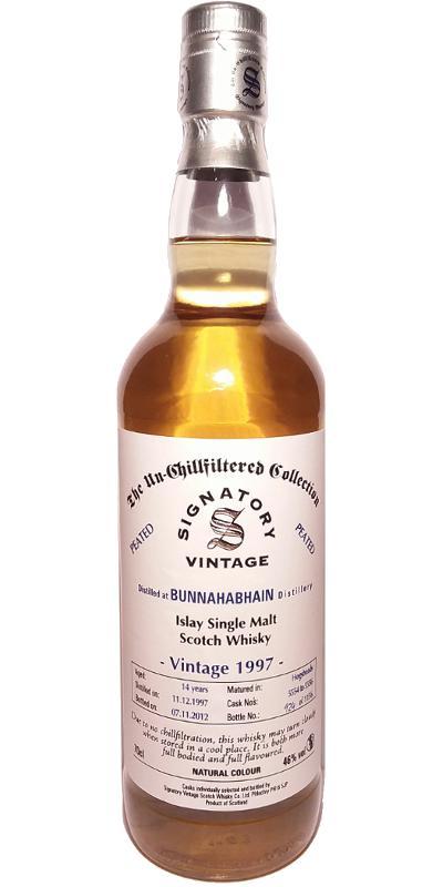 Bunnahabhain 1997 SV The Un-Chillfiltered Collection