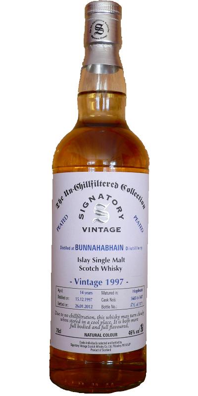Bunnahabhain 1997 SV The Un-Chillfiltered Collection - Peated