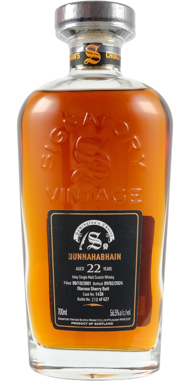 Bunnahabhain 2001 SV Cask Strength Collection - Symington’s Choice