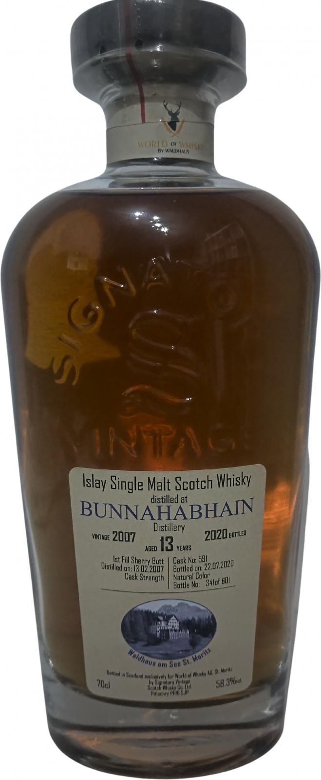 Bunnahabhain 2007 SV Cask Strength Collection