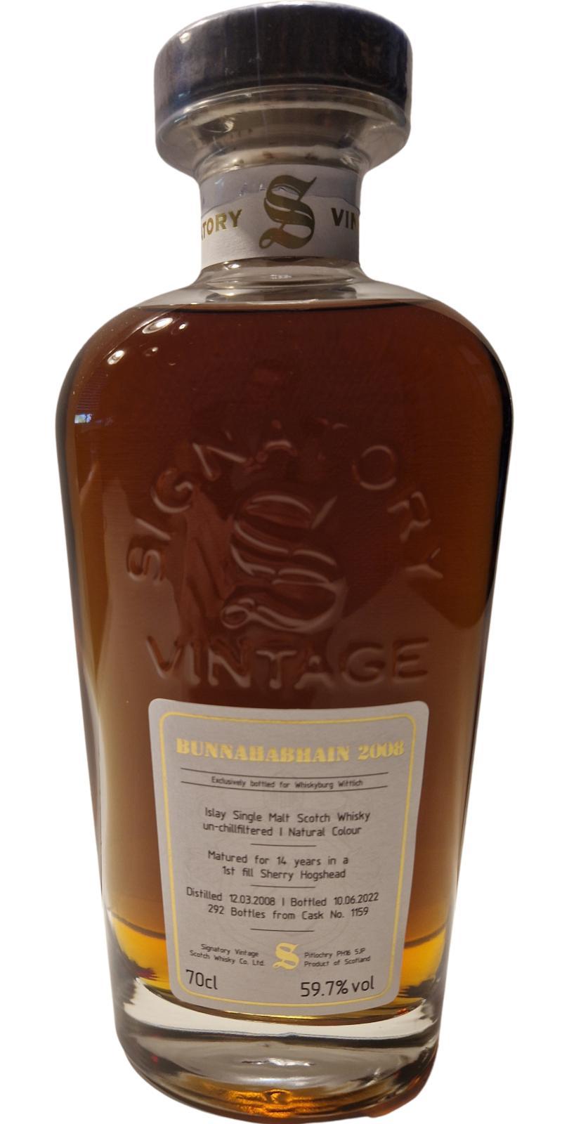 Bunnahabhain 2008 SV Cask Strength Collection