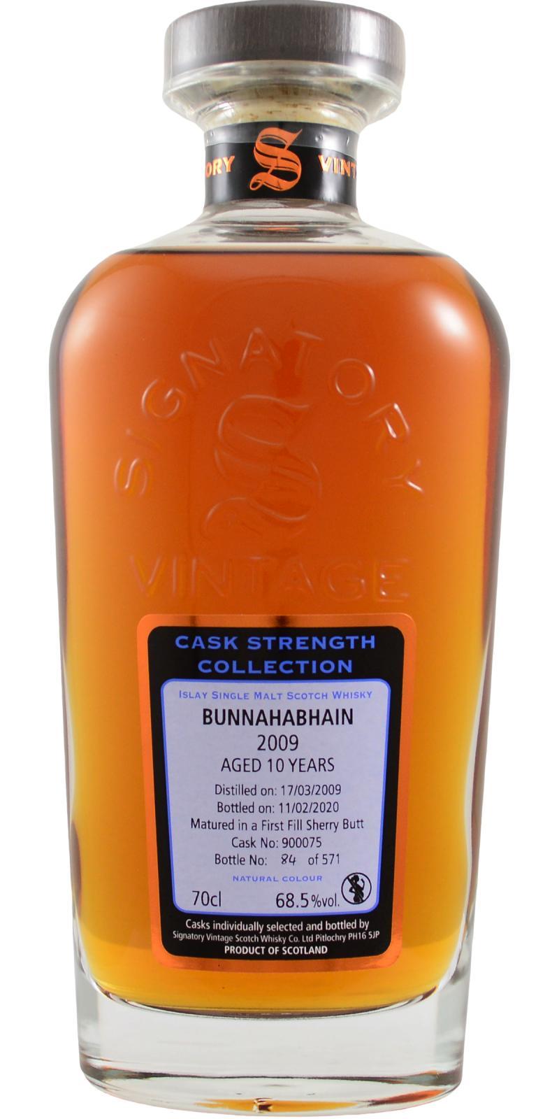 Bunnahabhain 2009 SV Cask Strength Collection