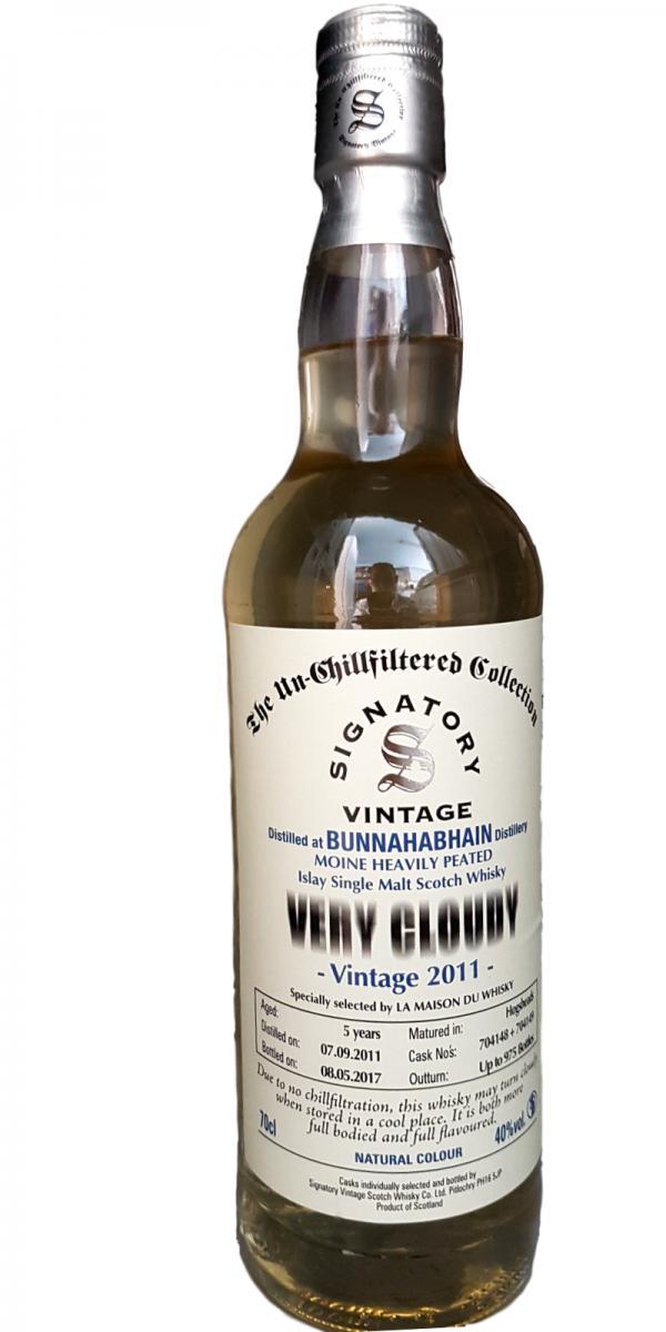 Bunnahabhain 2011 SV The Un-Chillfiltered Collection - Very Cloudy
