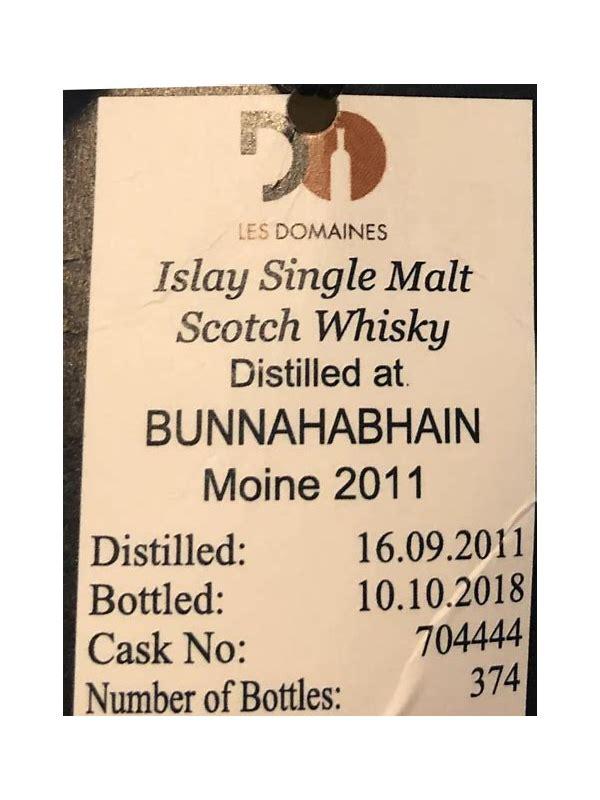 Bunnahabhain 2011 SV
