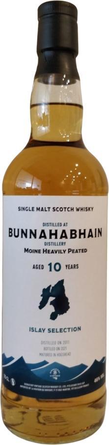 Bunnahabhain 2011 SV Moine Islay selection