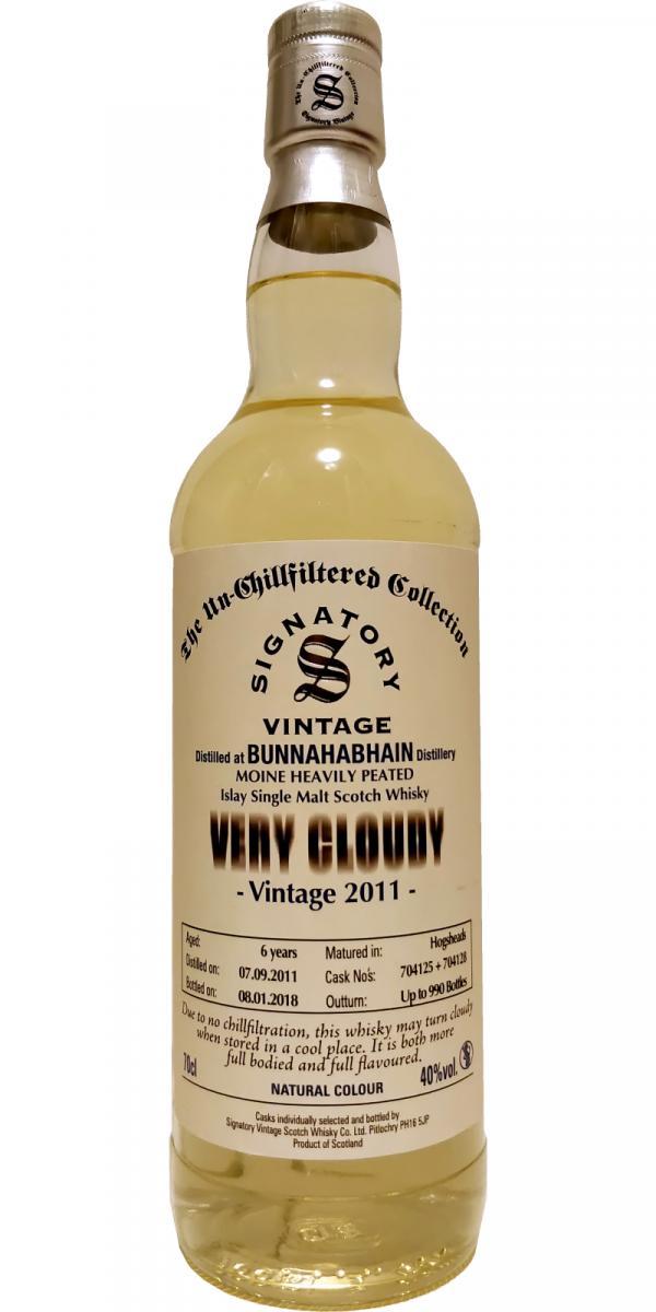 Bunnahabhain 2011 SV The Un-Chillfiltered Collection - Very Cloudy