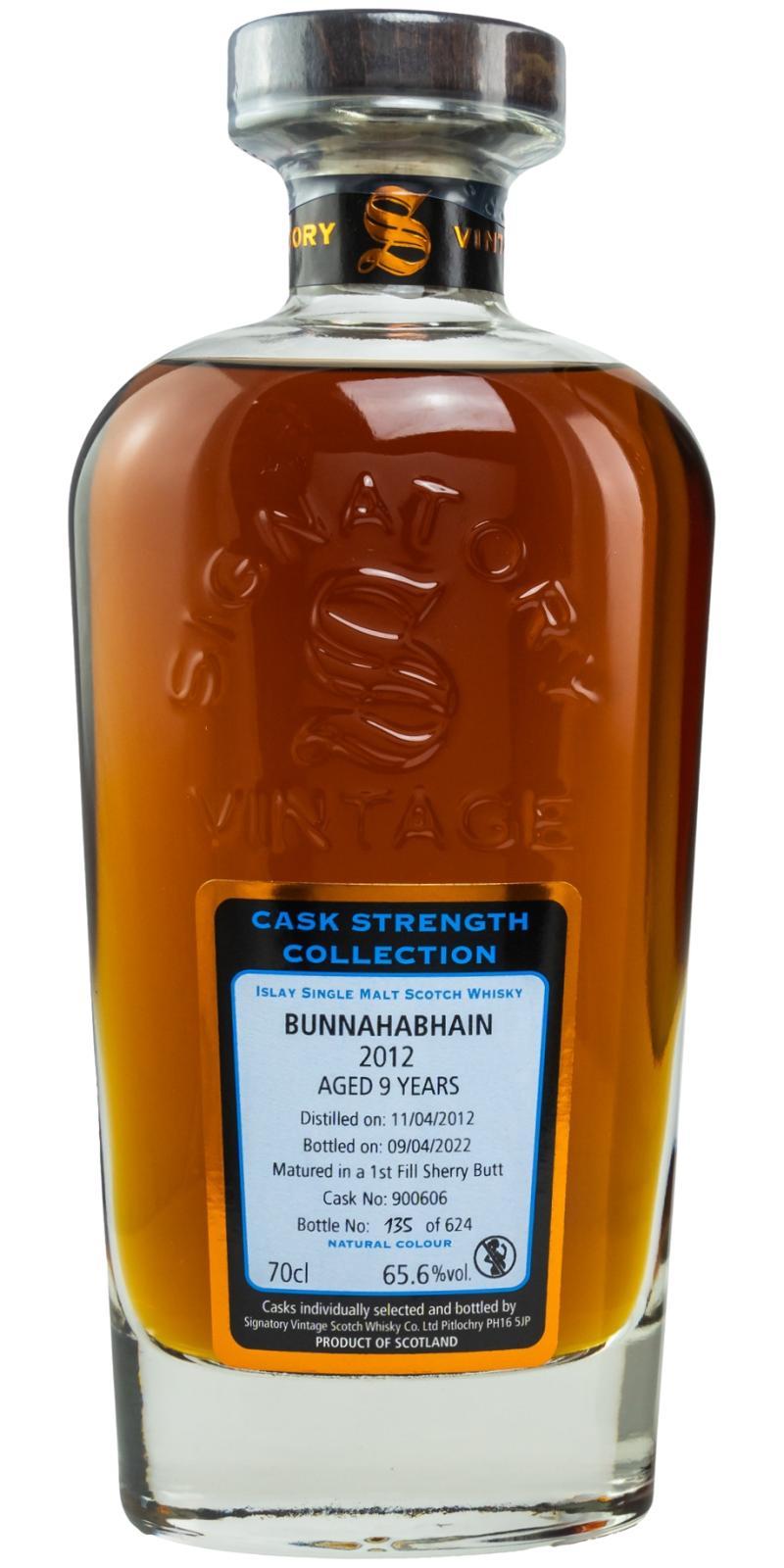 Bunnahabhain 2012 SV Cask Strength Collection