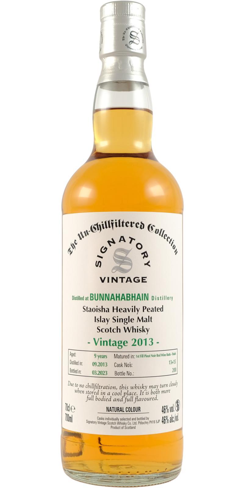 Staoisha 2013 SV The Un-Chillfiltered Collection