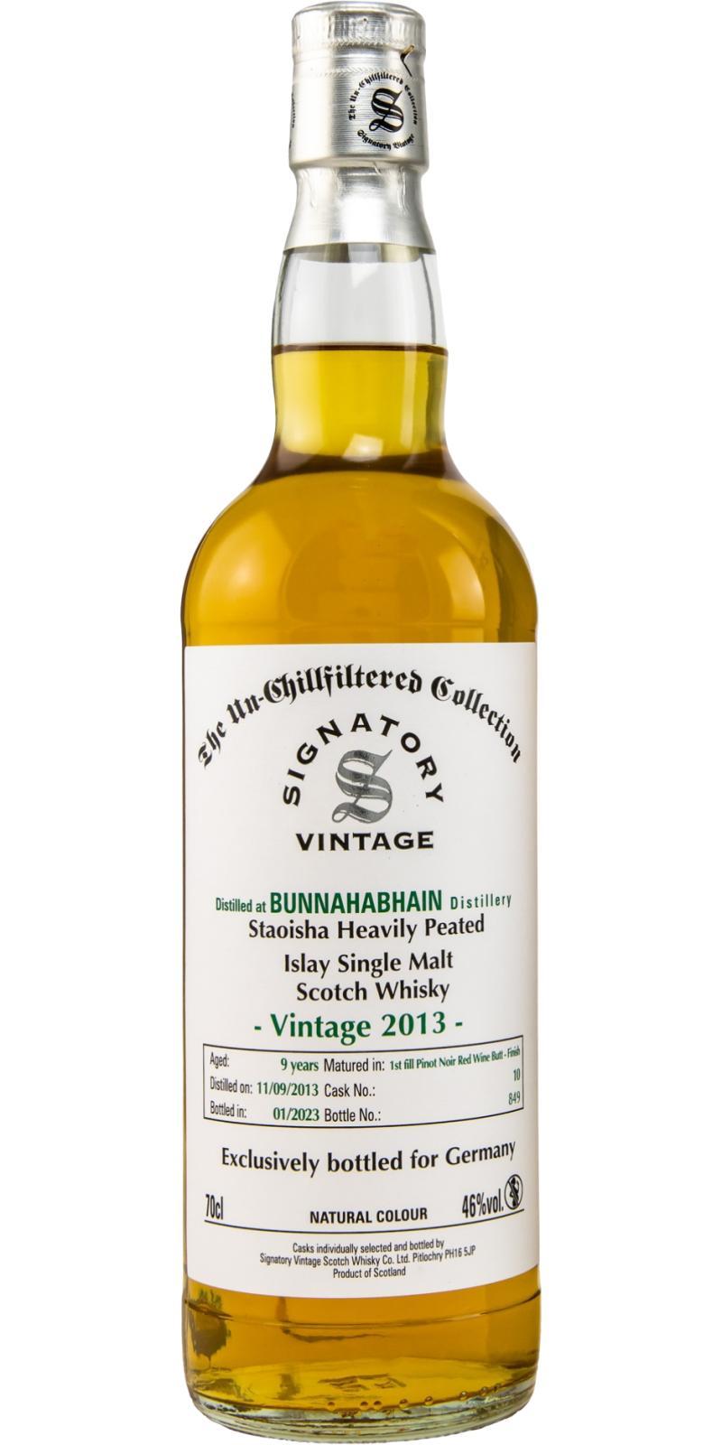 Staoisha 2013 SV The Un-Chillfiltered Collection