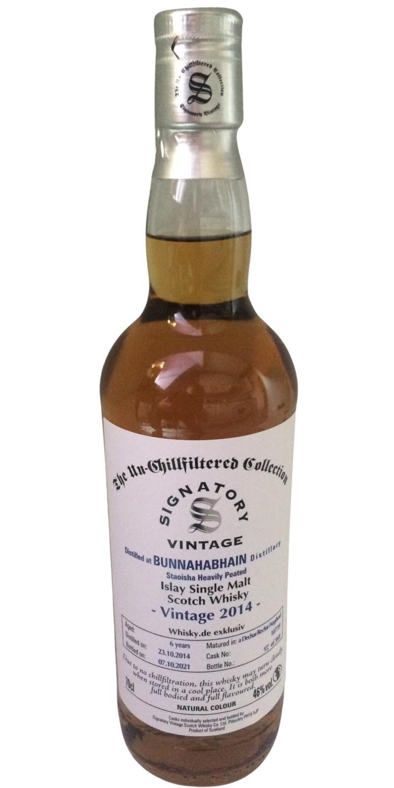 Staoisha 2014 SV The Un-Chillfiltered Collection