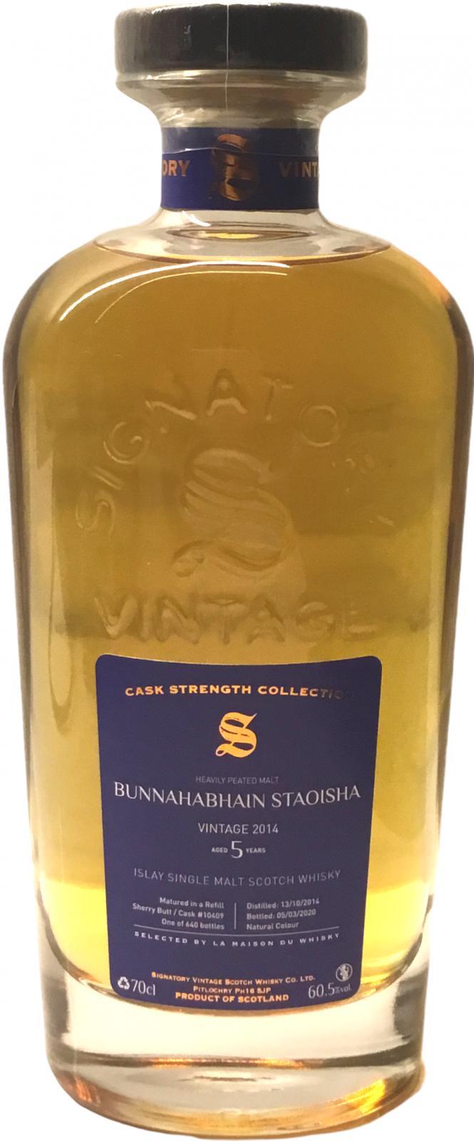 Staoisha 2014 SV Cask Strength Collection