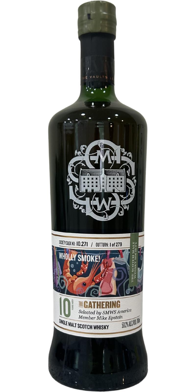 Bunnahabhain 10-year-old SMWS 10.271 Wholly smoke!