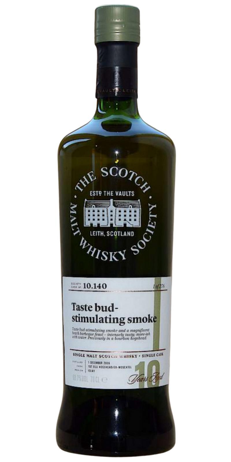 Bunnahabhain 2006 SMWS 10.140 Taste bud-stimulating smoke