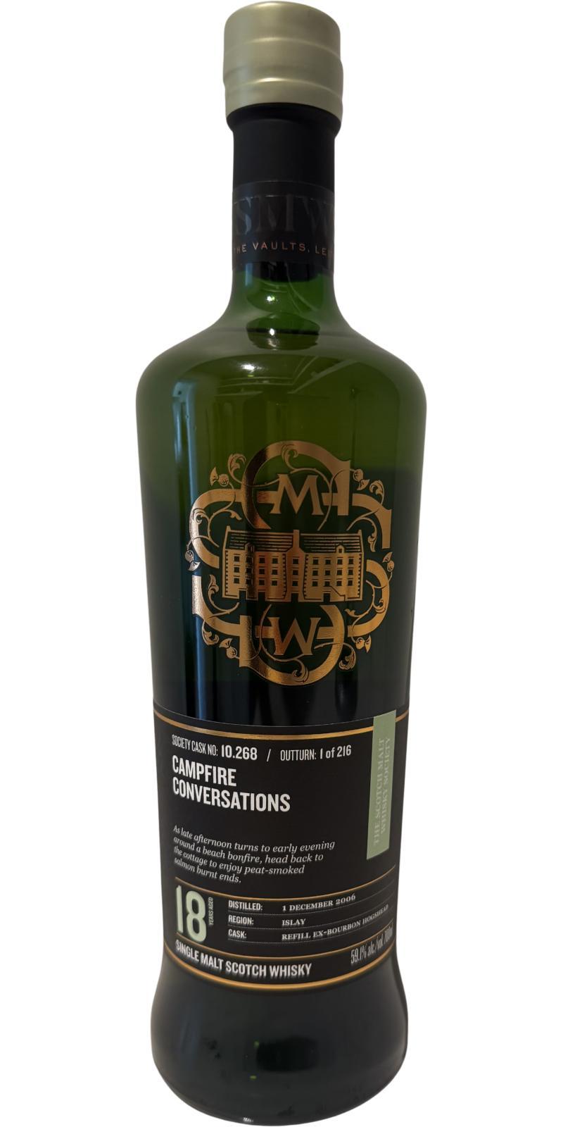 Bunnahabhain 2006 SMWS 10.268 Campfire conversations