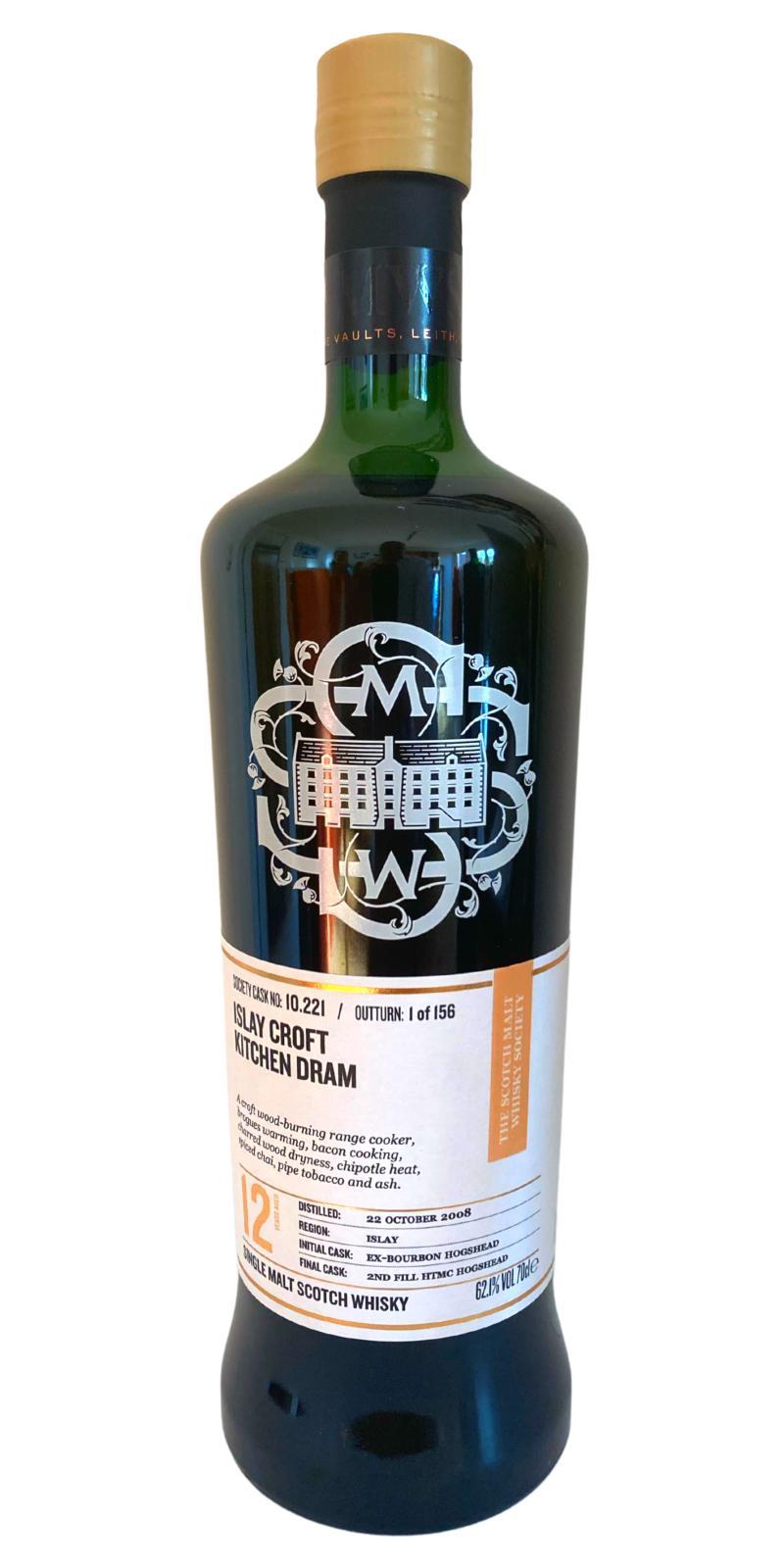 Bunnahabhain 2008 SMWS 10.221 Islay croft kitchen dram