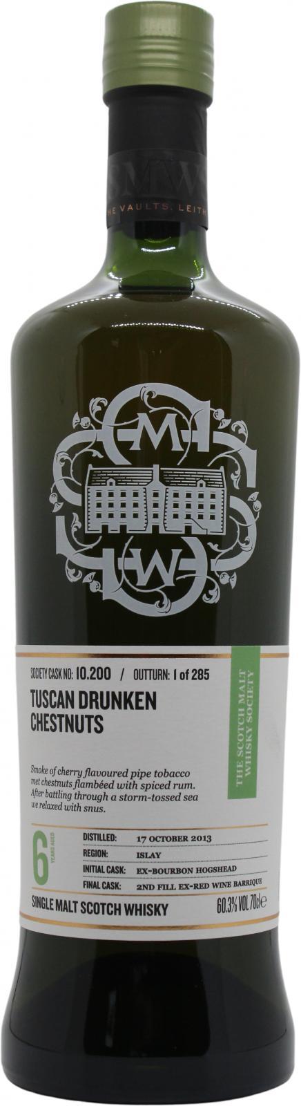 Bunnahabhain 2013 SMWS 10.200 Tuscan Drunken Chestnuts