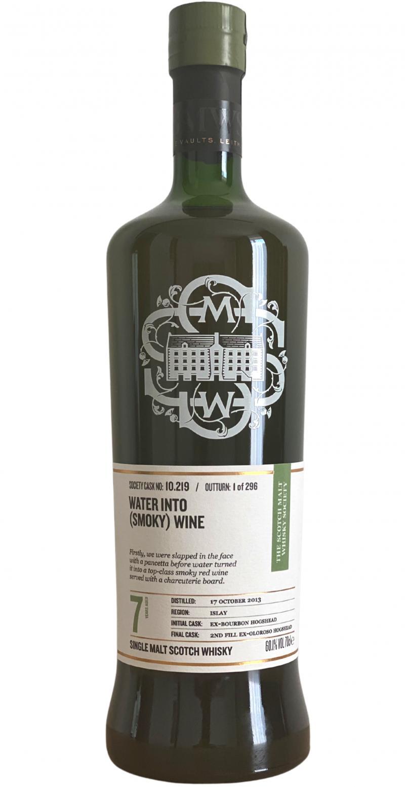Bunnahabhain 2013 SMWS 10.219 Water into (smoky) wine