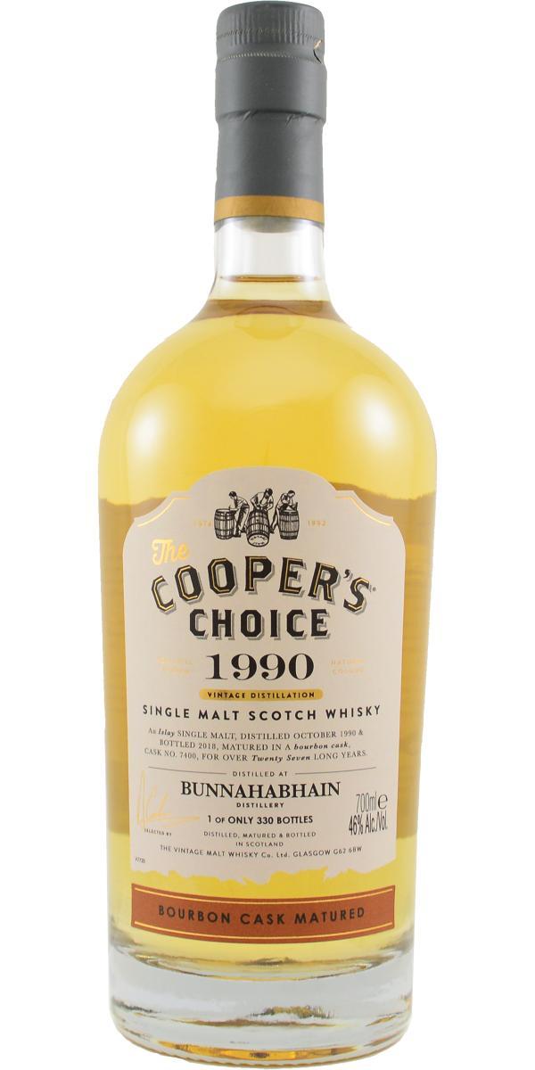 Bunnahabhain 1990 VM The Cooper's Choice