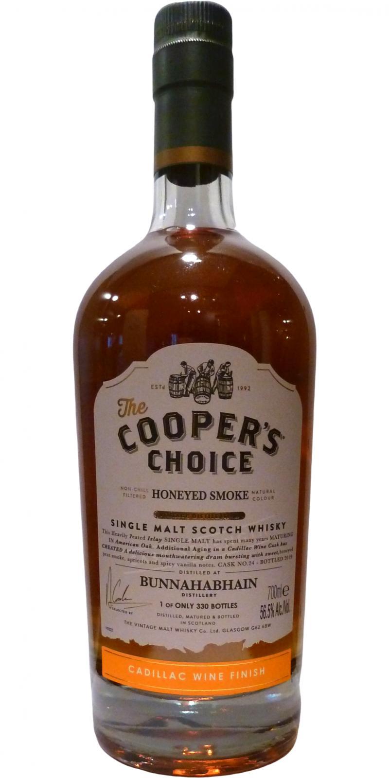 Bunnahabhain Honeyed Smoke VM The Cooper's Choice