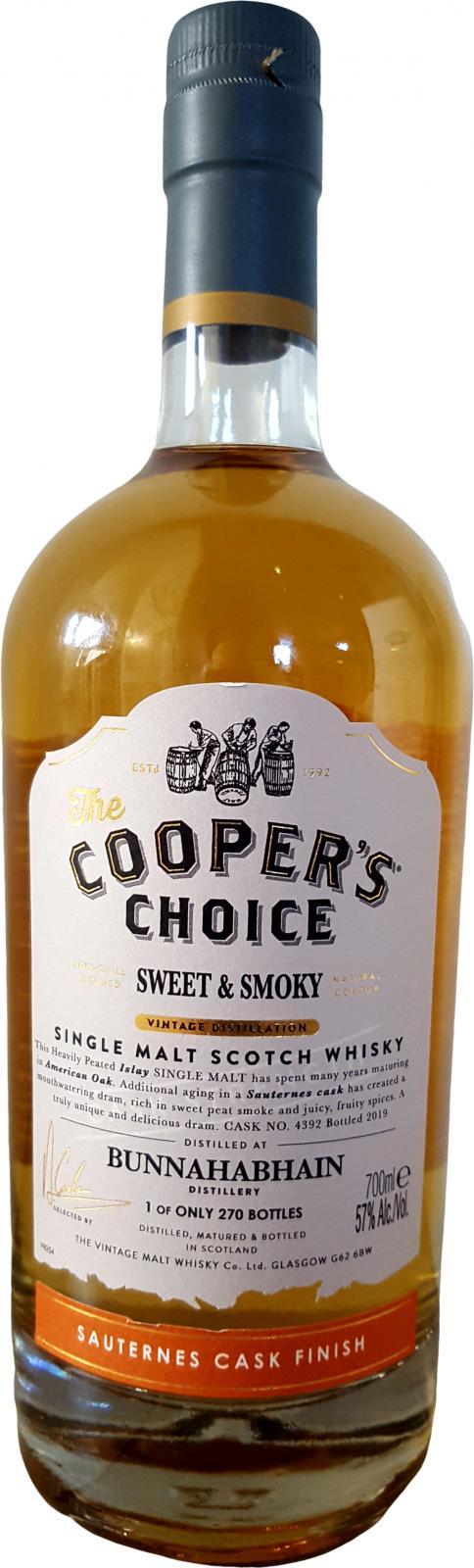 Bunnahabhain Sweet & Smoky VM The Cooper's Choice