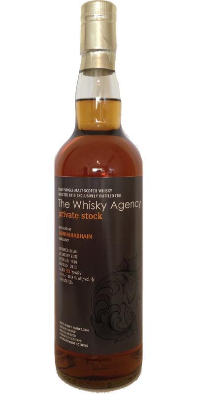 Bunnahabhain 1980 TWA Private Stock