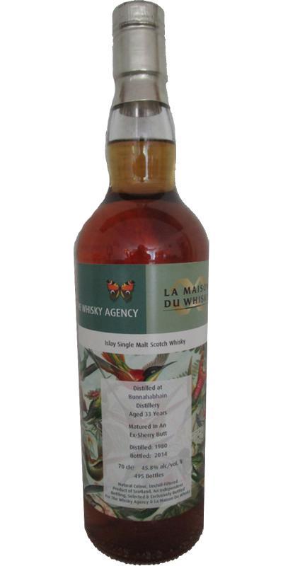 Bunnahabhain 1980 TWA Joint Bottling with La Maison du Whisky