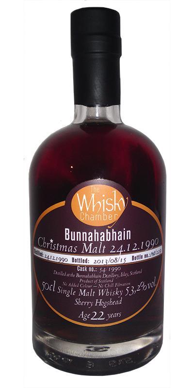 Bunnahabhain 1990 WCh Christmas Malt 24.12.1990