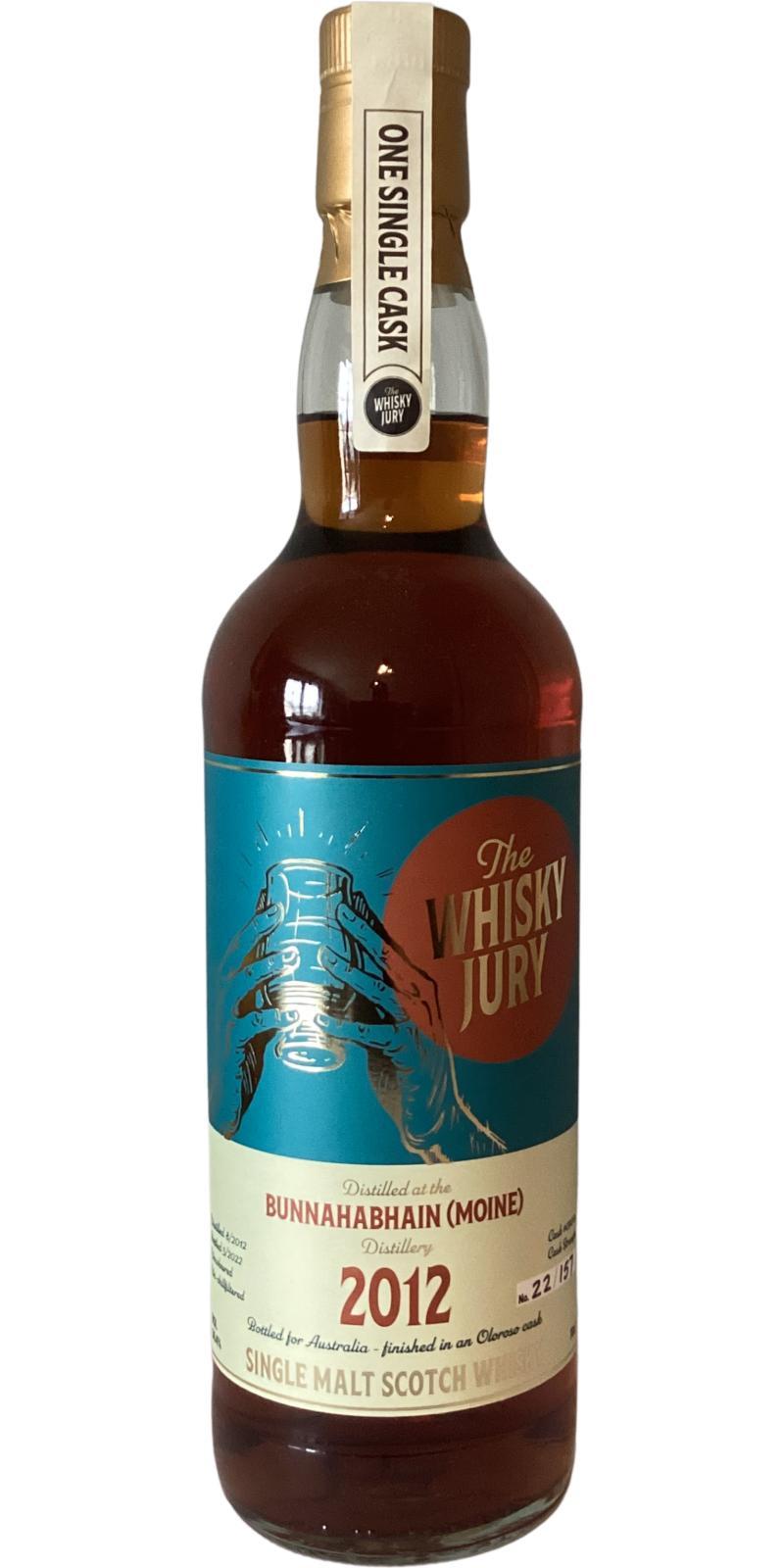 Bunnahabhain 2012 TWJ Moine