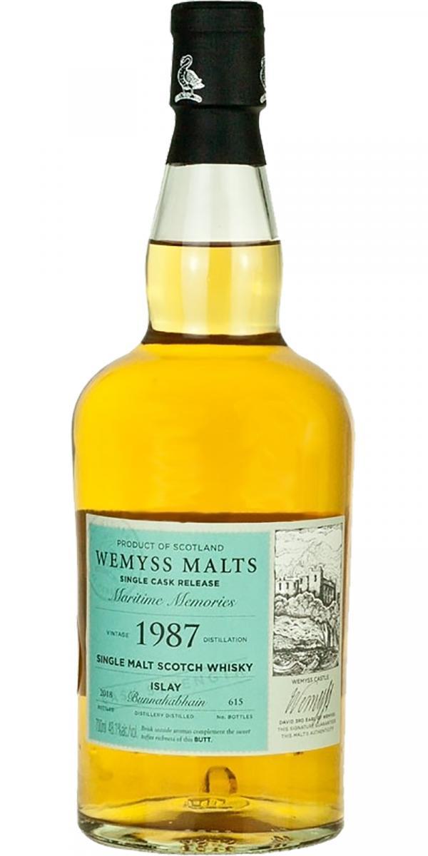 Bunnahabhain 1987 Wy Maritime Memories