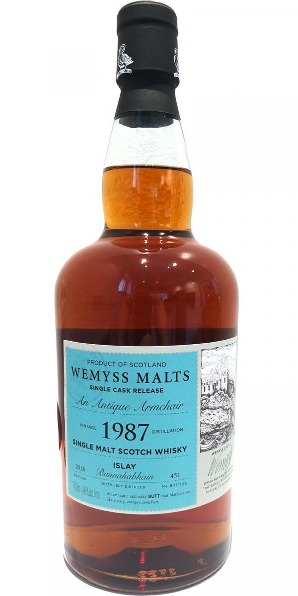 Bunnahabhain 1987 Wy An Antique Armchair