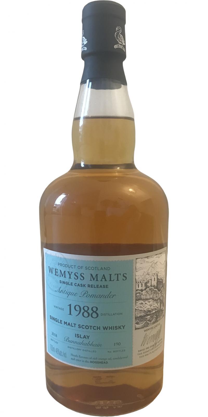 Bunnahabhain 1988 Wy Antique Pomander