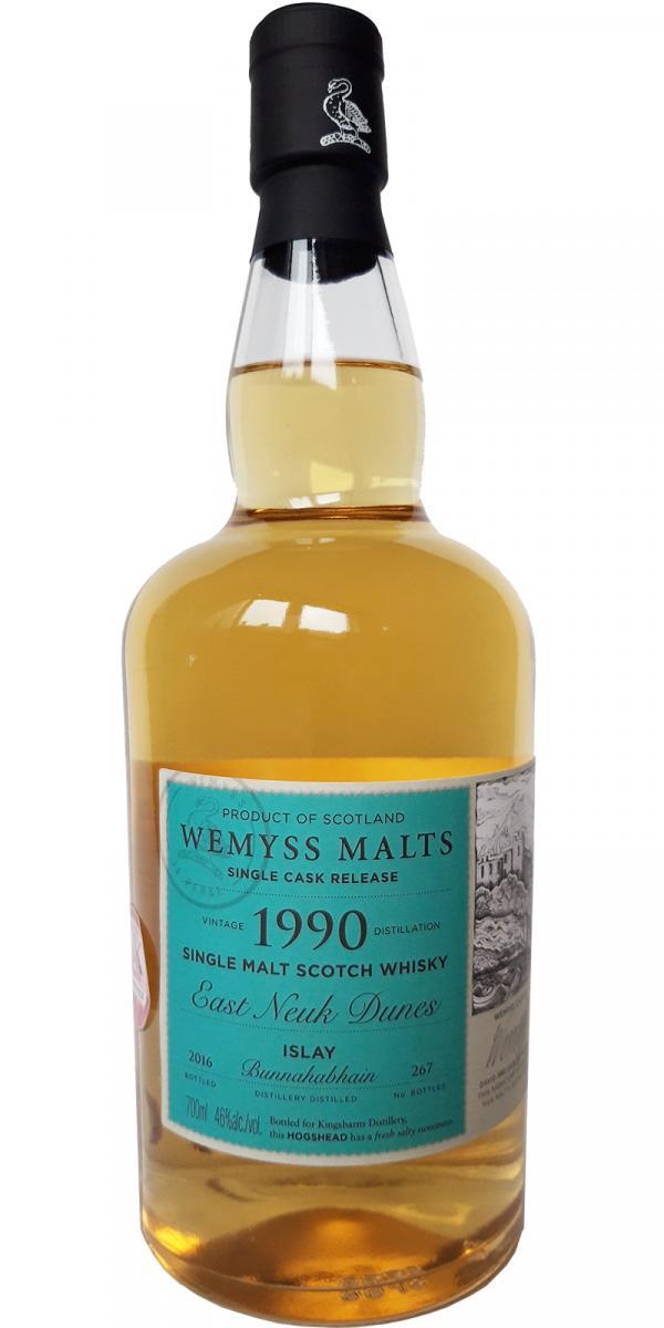 Bunnahabhain 1990 Wy East Neuk Dunes