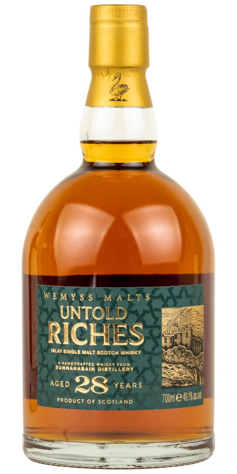 Bunnahabhain 28-year-old Wy Untold Riches