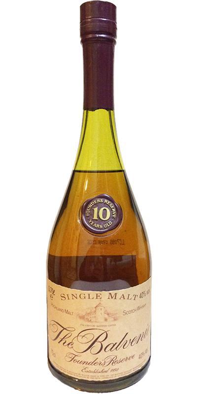 Balvenie 10-year-old Founder's Reserve