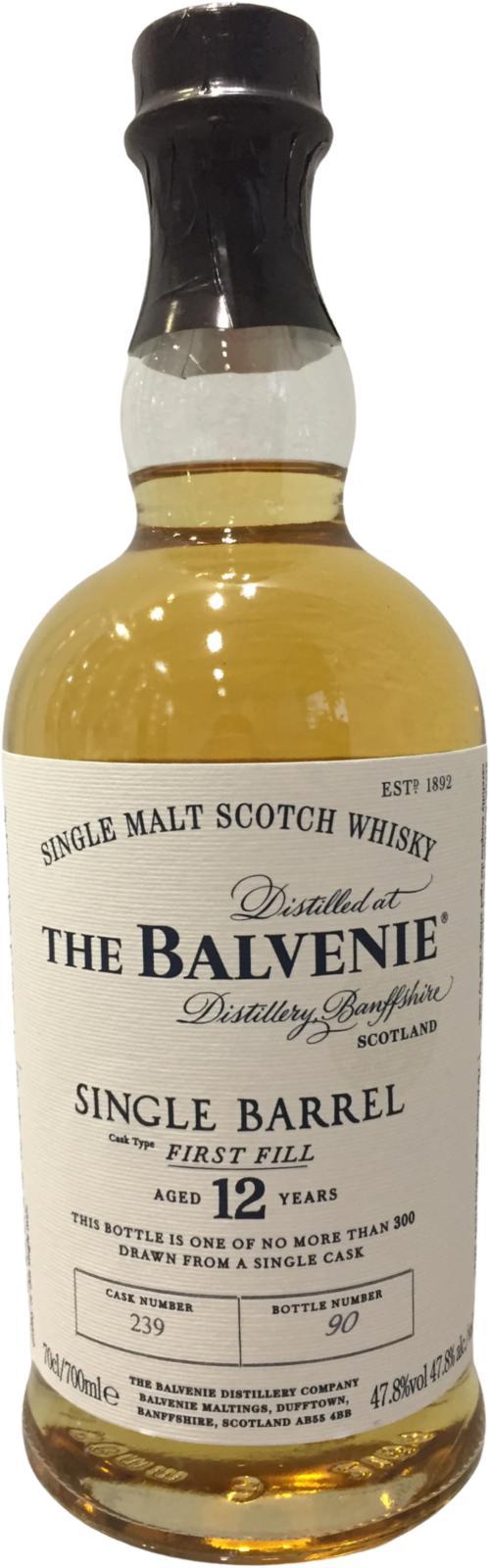 Balvenie 12-year-old Single Barrel