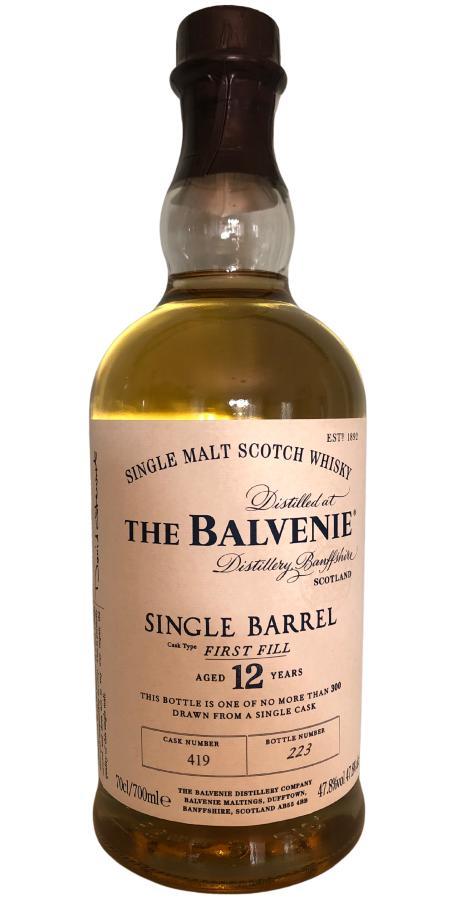 Balvenie 12-year-old Single Barrel