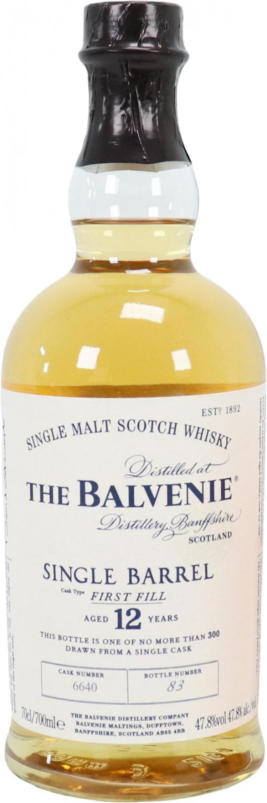 Balvenie 12-year-old Single Barrel
