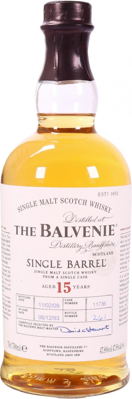 Balvenie 15-year-old Single Barrel