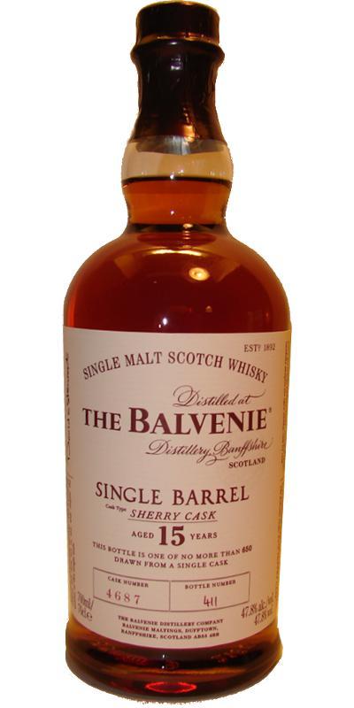 Balvenie 15-year-old Single Barrel - Sherry Cask