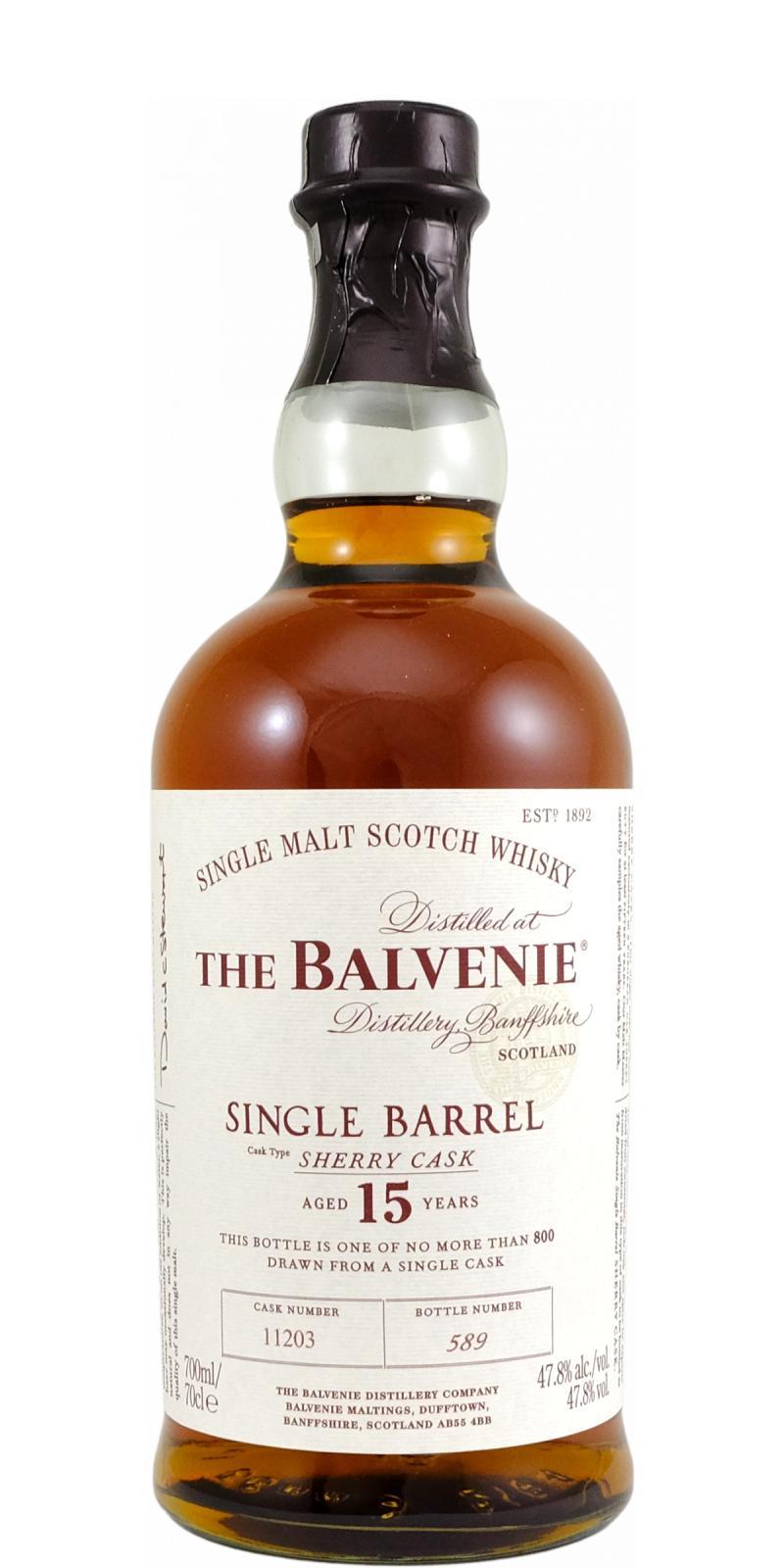 Balvenie 15-year-old Single Barrel - Sherry Cask